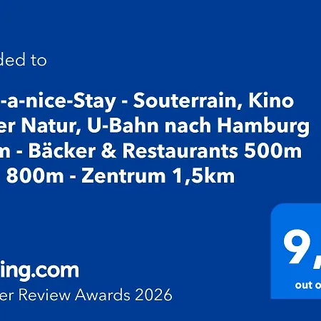 Have-a-nice-stay - Souterrain - Ruhig - Nahe U Bahn Hamburg - Nahe Der * Ahrensburg